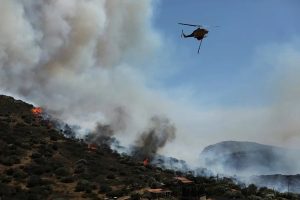 Controlan incendio forestal cerca de Atenas tras evacuación masiva