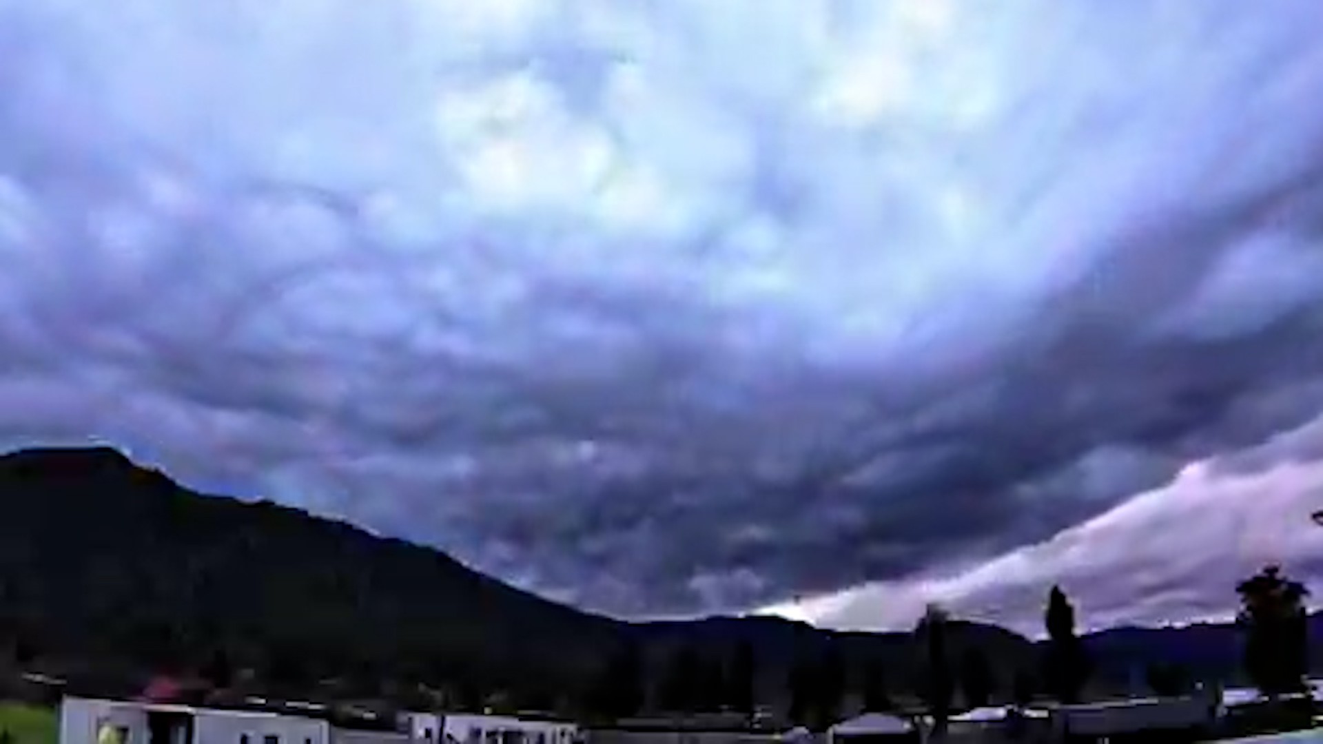 Impresionante timelapse revela la llegada de un sistema frontal en Rancagua