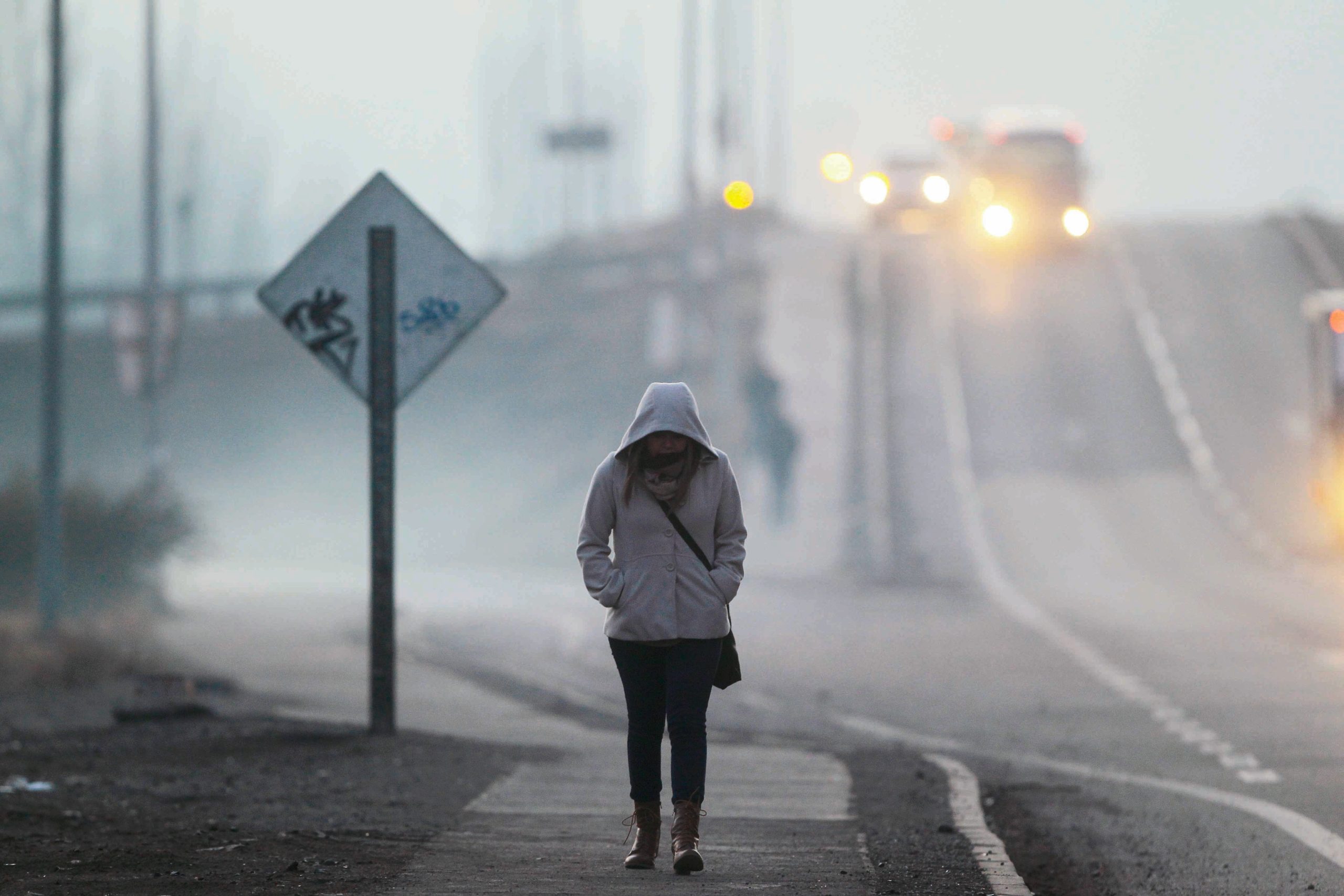 Bajas temperaturas y heladas intensas tras la lluvia en Chile central