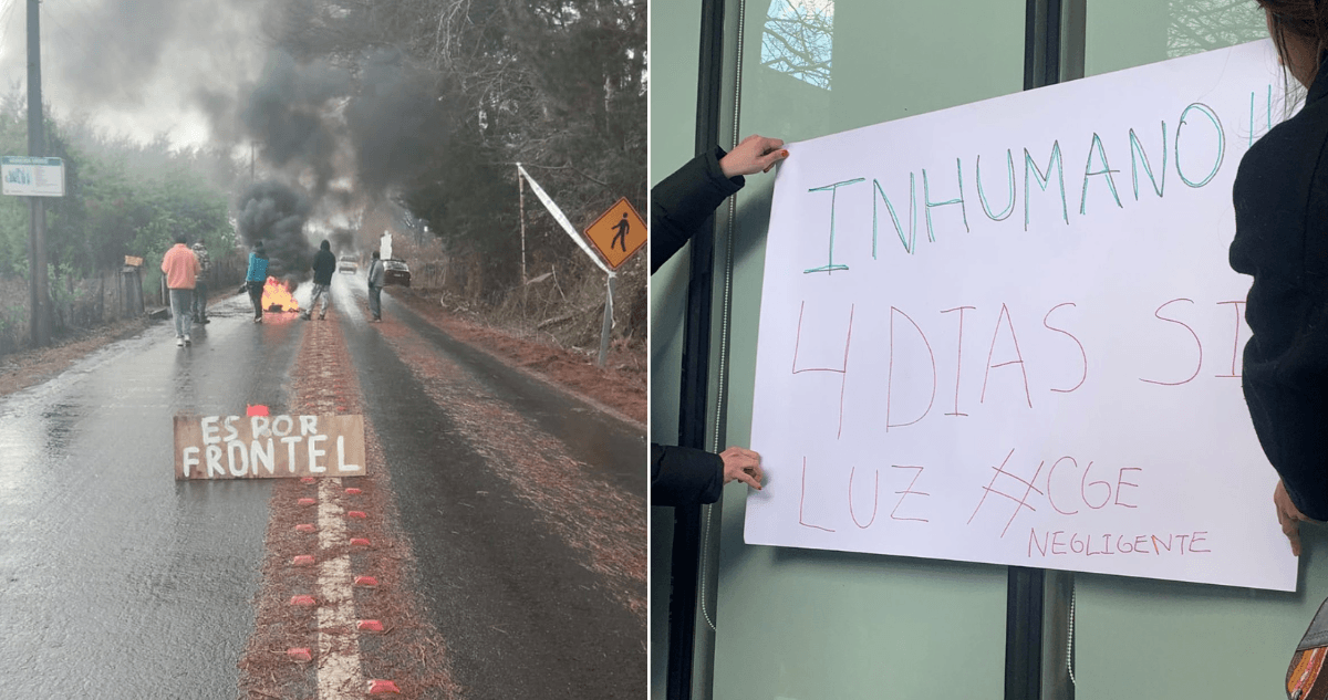Vecinos del Bío Bío enfrentan más de tres días sin electricidad y sin respuestas claras