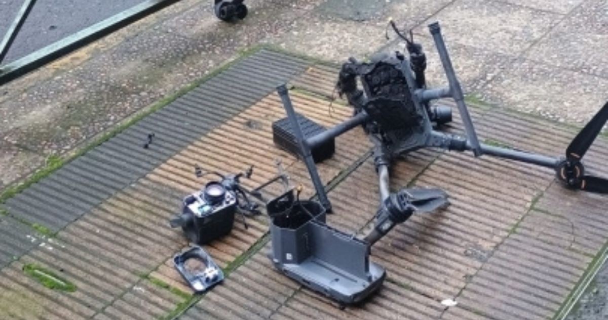 Investigan caída de dron de patrullaje en el centro de Temuco sin causar heridos