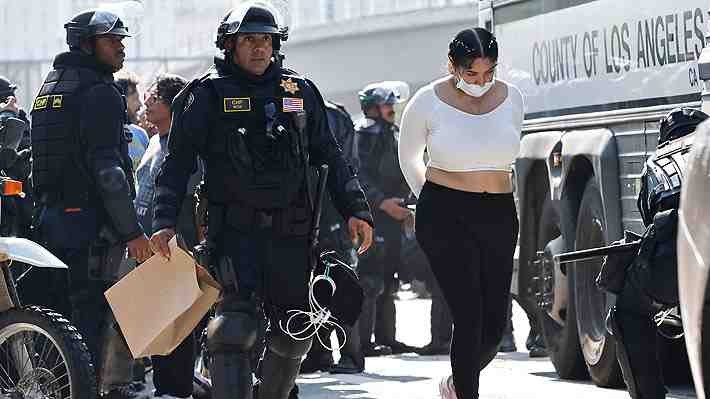 Tensión en EE.UU.: Arrestos y despliegue de la Guardia Nacional en medio de protestas en Los Ángeles y Texas