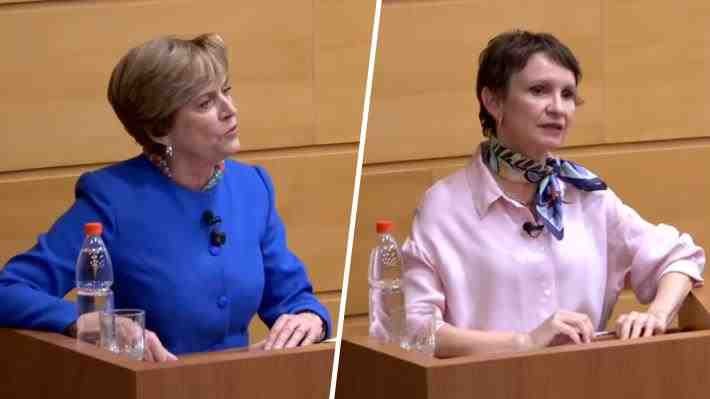 Candidatas presidenciales analizan la violencia en Chile durante lanzamiento de libro del CEP