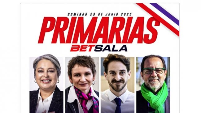 Las apuestas en línea se extienden a la primaria del oficialismo chileno