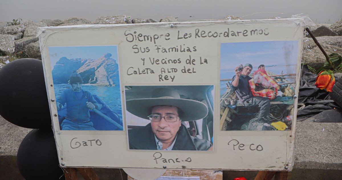 Finaliza sin resultados la búsqueda de tres pescadores desaparecidos en San Pedro de la Paz