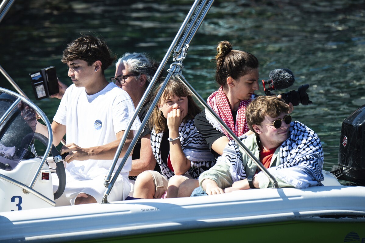 Israel intercepts aid vessel headed to Gaza, detains Greta Thunberg and activists in international waters